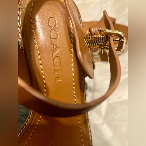 Coach | Size 6 | Brown Wedge Shoes | Like NEW - Picture 6 of 8